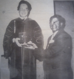 Prof Dr Marcel Dingli-Attard and Dr Alexander Ejisimekwu Ohiaeri